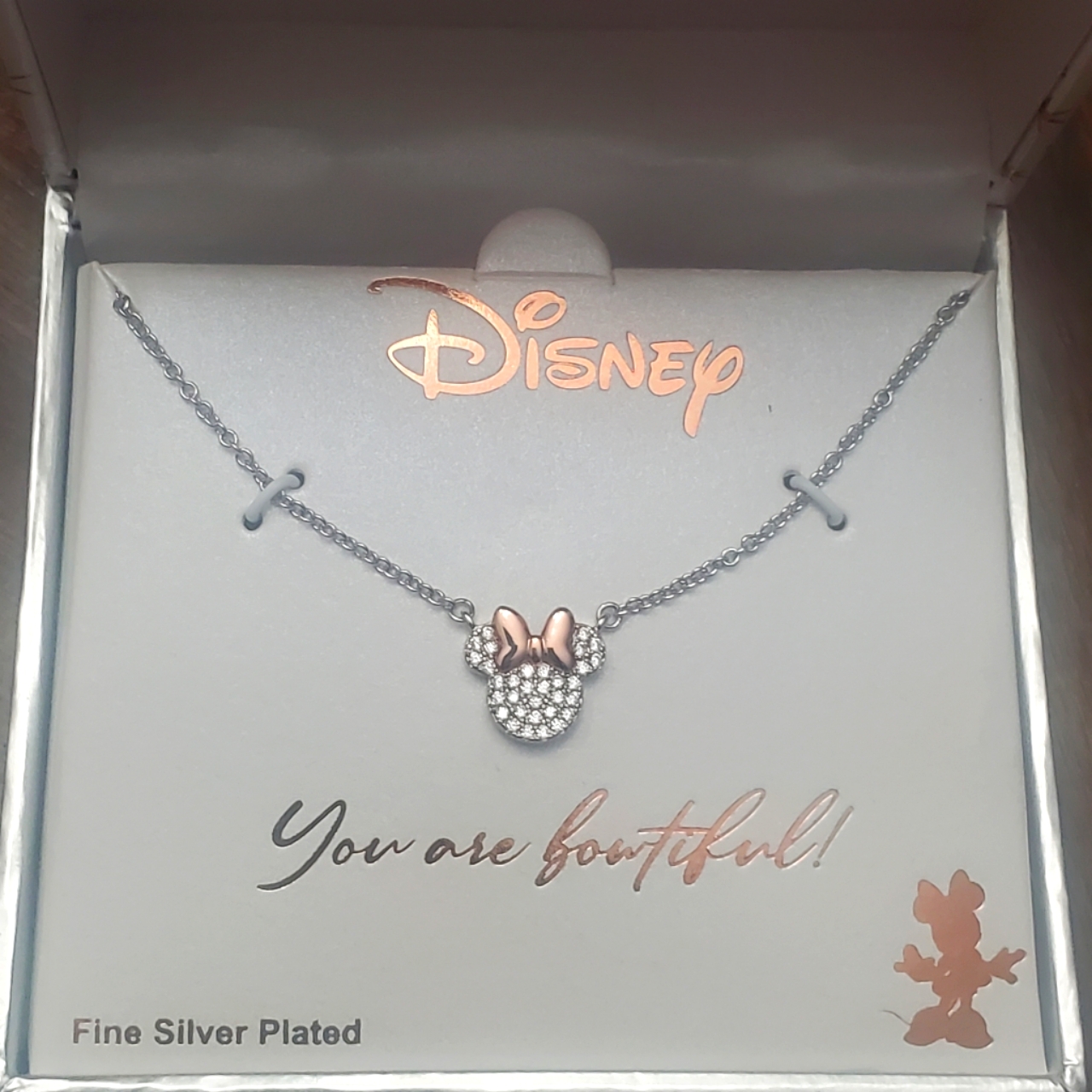 Disney- You Are Bowtiful Necklace 60$